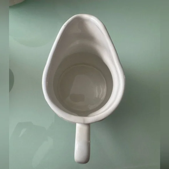 {Enesco Precious Moments} Christmas Happy Holly Days Stoneware Teapot Set 1994 - Picture 4 of 15